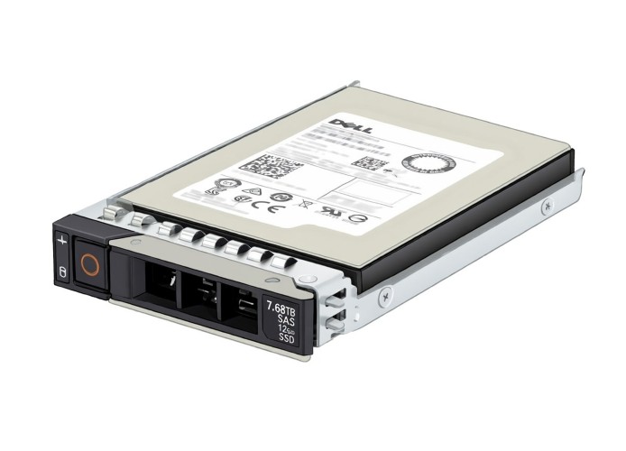 Твердотельный накопитель Dell G14-G17 345-BJVJ, 7,68 ТБ, 24 ГБ, 2,5 SAS RI с самошифрованием и DXD9H