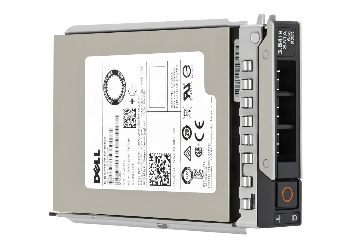 D7W7F Твердотельный накопитель Dell G14-G17, 3,84 ТБ, 2,5 SATA, 6 ГБ, TLC, RI, с DXD9H