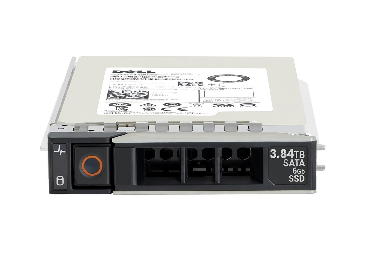 D7W7F Твердотельный накопитель Dell G14-G17, 3,84 ТБ, 2,5 SATA, 6 ГБ, TLC, RI, с DXD9H