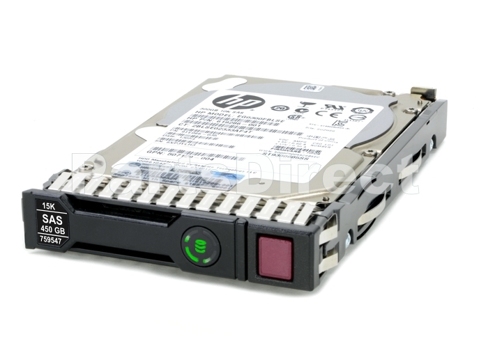 759547-001 Жесткий диск HP 450 ГБ 12G (12 Гбит/с) SAS SmartDrive 2,5" SFF 15K Enterprise ENT с возможностью горячей замены