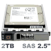 06N9HJ Dell 2 ТБ 12G 7.2K 2.5 SAS с G176J