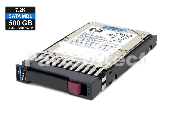 507750-B21 HP 500 ГБ 3G (3 Гбит/с) с возможностью горячей замены Serial ATA (SATA) 7.2K 2.5" (SFF) Midline (MDL) жесткий диск