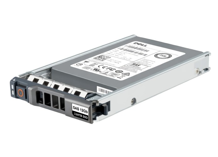 Твердотельный накопитель Dell, 400 AQLW, 3,84 ТБ, 12 ГБ, 2,5 SAS RI, с G176J