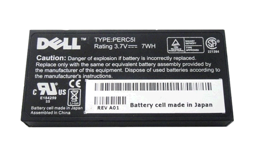 Аккумулятор RAID-контроллера NU209 Dell R200 PERC 5/i 6/i H700 3,7 В