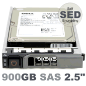 Самошифрующийся диск Dell R210 900 ГБ 6G SAS 2,5" SFF 10K в лотке Dell G176J