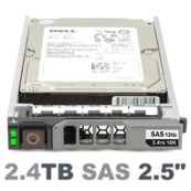 RYJ1W Dell 2,4 ТБ 12G 10K 2.5 512e SAS с G176J