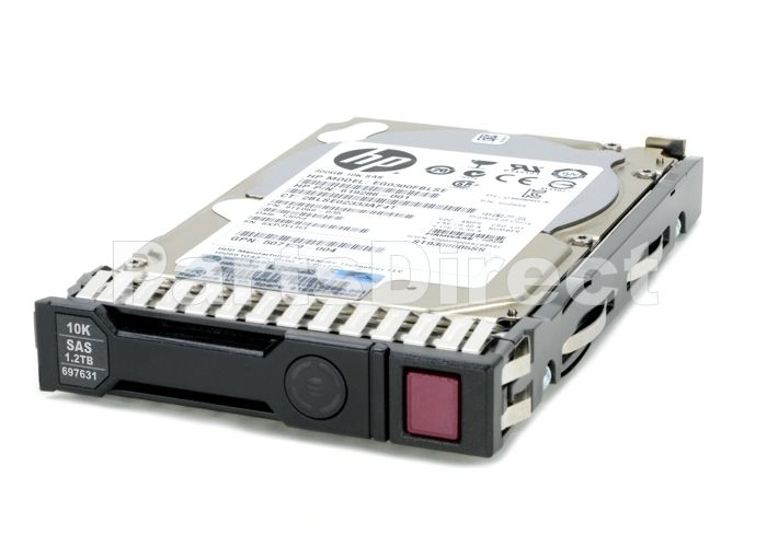 697574-B21 HP 1,2 ТБ 6G (6 Гбит/с) Горячая замена SAS SmartDrive 2,5" SFF 10K Enterprise ENT жесткий диск