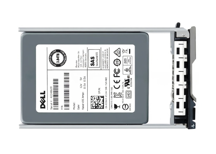 Твердотельный накопитель Dell, 400 AQLW, 3,84 ТБ, 12 ГБ, 2,5 SAS RI, с G176J
