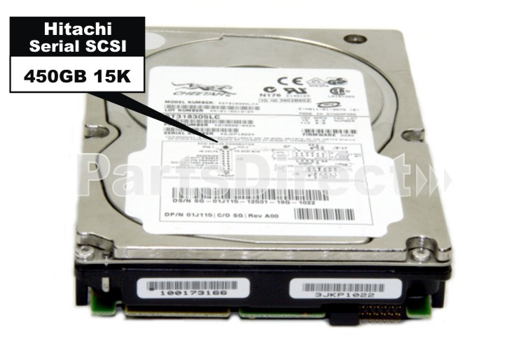 0B22890 Hitachi 450-GB 15K 3.5 HP SAS