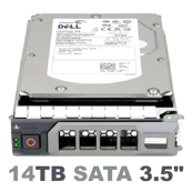 Dell KV6R3 14 ТБ 6 ГБ 7.2K 3,5-дюймовый SATA-накопитель с F238F
