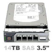 Dell K9CD3 14 ТБ 12 ГБ 7.2K 3,5-дюймовый SAS-накопитель с F238F