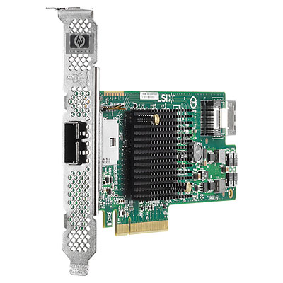 631667-B21 Контроллер HP Smart Array P222/512 FBWC 6 Гбит/с, однопортовый внутренний/однопортовый внешний SAS