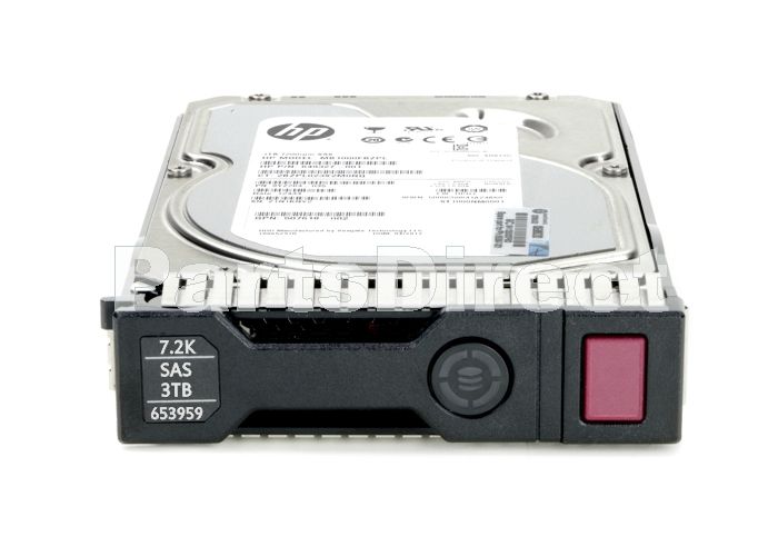 652766-B21 HP 3 ТБ 6G (6 Гбит/с) Горячая замена SAS SmartDrive 3,5" LFF 7.2K Midline MDL жесткий диск